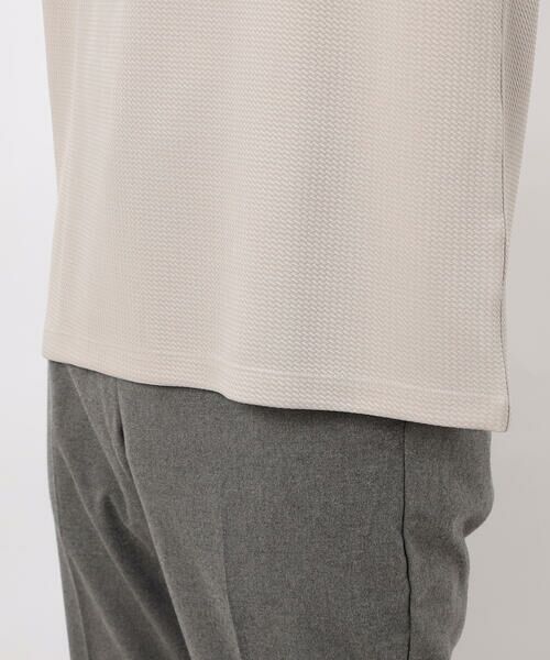 COMME CA ISM / コムサイズム Tシャツ | 膨れジャカード 長袖 Tシャツ | 詳細16