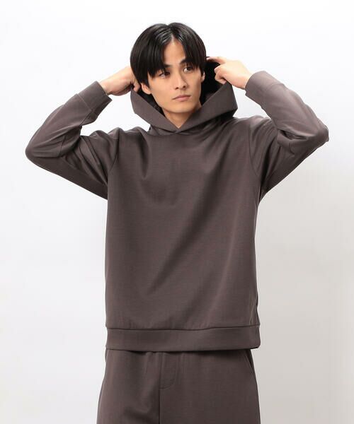 COMME CA ISM / コムサイズム パーカー | ダンボールニット フードパーカー | 詳細15