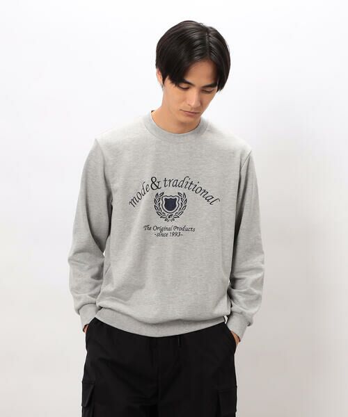 COMME CA ISM / コムサイズム カットソー | カレッジロゴ 刺繍プルオーバー | 詳細5