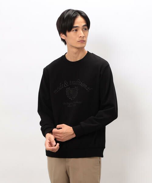 COMME CA ISM / コムサイズム カットソー | カレッジロゴ 刺繍プルオーバー | 詳細11