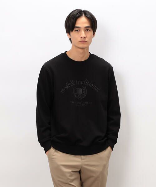 COMME CA ISM / コムサイズム カットソー | カレッジロゴ 刺繍プルオーバー | 詳細12