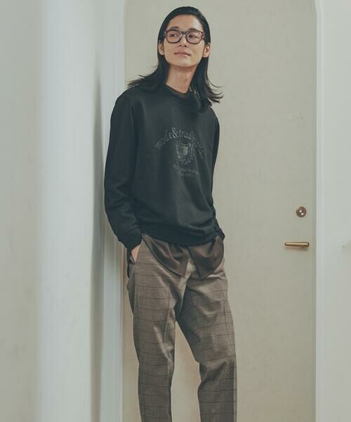 COMME CA ISM / コムサイズム カットソー | カレッジロゴ 刺繍プルオーバー | 詳細8