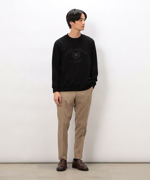 COMME CA ISM / コムサイズム カットソー | カレッジロゴ 刺繍プルオーバー | 詳細9