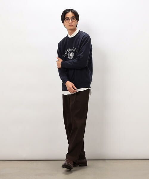 COMME CA ISM / コムサイズム カットソー | カレッジロゴ 刺繍プルオーバー | 詳細22