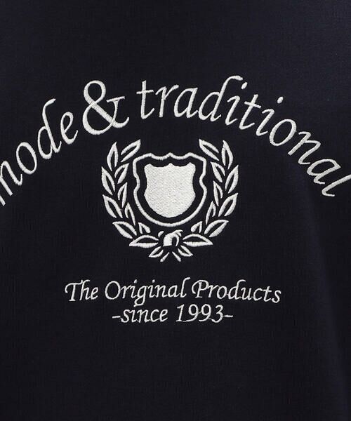 COMME CA ISM / コムサイズム カットソー | カレッジロゴ 刺繍プルオーバー | 詳細26