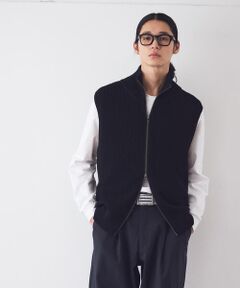 COMME CA ISM / コムサイズム ニット・セーター | ジップアップ ニットベスト