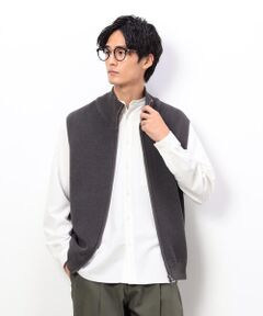 COMME CA ISM / コムサイズム ニット・セーター | ジップアップ ニットベスト