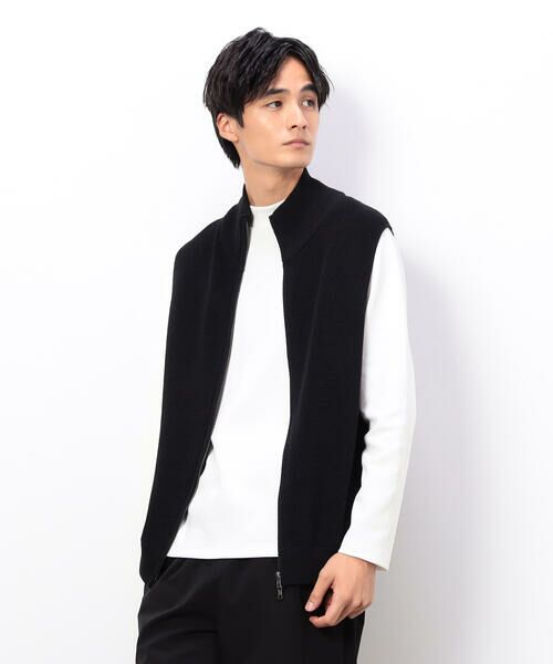 COMME CA ISM / コムサイズム ニット・セーター | ジップアップ ニットベスト | 詳細4