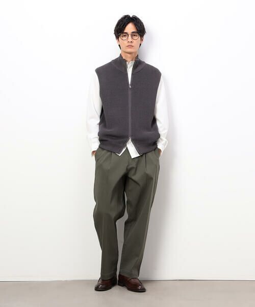 COMME CA ISM / コムサイズム ニット・セーター | ジップアップ ニットベスト | 詳細11