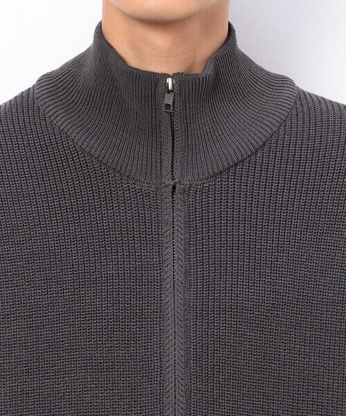 COMME CA ISM / コムサイズム ニット・セーター | ジップアップ ニットベスト | 詳細18