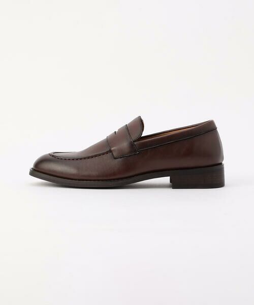 COMME CA ISM/コムサイズム シンセティックレザー ローファー ブラウン 26cm COMME CA ISM/コムサイズム シンセティックレザー ローファー ブラウン 26cm