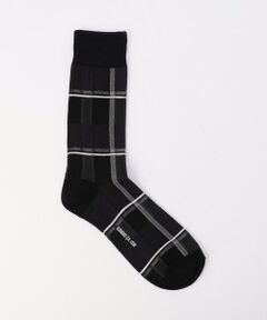 COMME CA ISM / コムサイズム ソックス | アシンメトリー チェック柄 ソックス