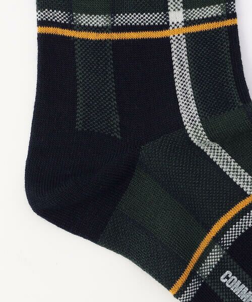 COMME CA ISM / コムサイズム ソックス | アシンメトリー チェック柄 ソックス | 詳細2