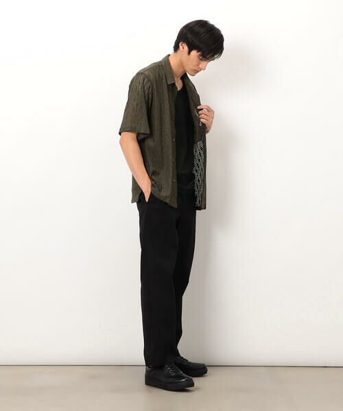 COMME CA ISM / コムサイズム シャツ・ブラウス | 透かし柄レース オープンシャツ | 詳細11