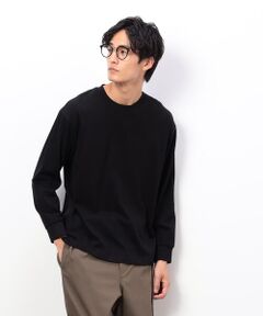 COMME CA ISM / コムサイズム Tシャツ | USAコットン 引き揃え天竺 長袖 Ｔシャツ