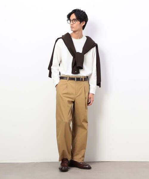 COMME CA ISM / コムサイズム Tシャツ | USAコットン 引き揃え天竺 長袖 Tシャツ | 詳細2