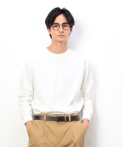 COMME CA ISM / コムサイズム Tシャツ | USAコットン 引き揃え天竺 長袖 Tシャツ | 詳細3