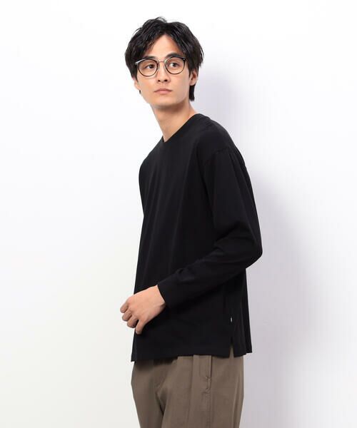 COMME CA ISM / コムサイズム Tシャツ | USAコットン 引き揃え天竺 長袖 Tシャツ | 詳細15