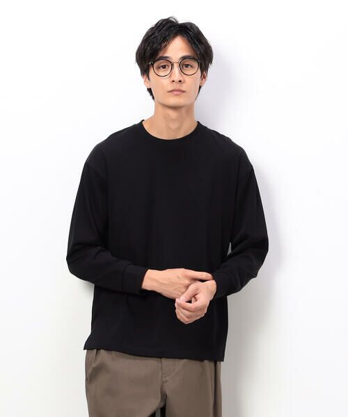 COMME CA ISM / コムサイズム Tシャツ | USAコットン 引き揃え天竺 長袖 Tシャツ | 詳細16