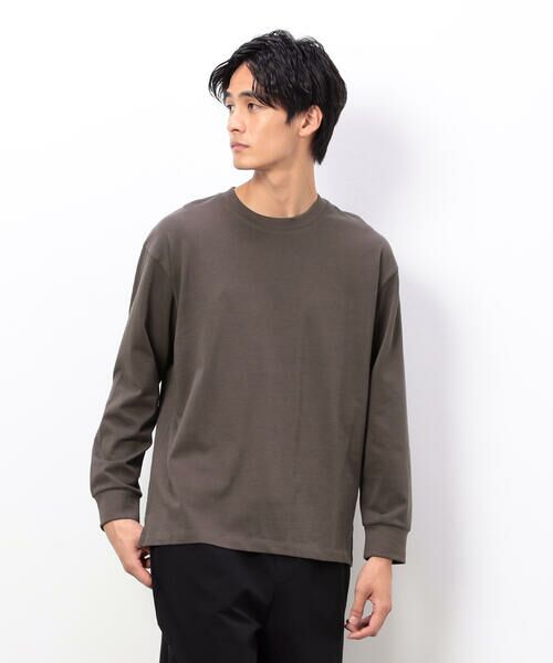 COMME CA ISM / コムサイズム Tシャツ | USAコットン 引き揃え天竺 長袖 Tシャツ | 詳細19