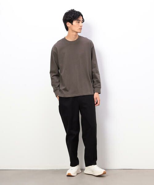 COMME CA ISM / コムサイズム Tシャツ | USAコットン 引き揃え天竺 長袖 Tシャツ | 詳細18