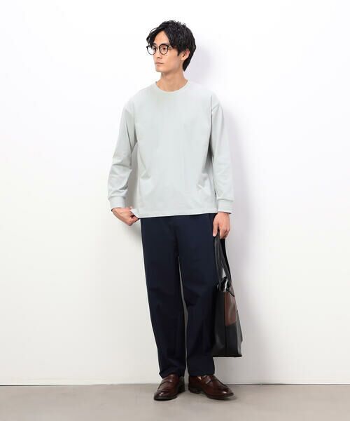 COMME CA ISM / コムサイズム Tシャツ | USAコットン 引き揃え天竺 長袖 Tシャツ | 詳細22