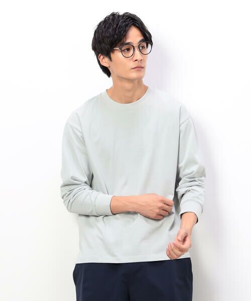 COMME CA ISM / コムサイズム Tシャツ | USAコットン 引き揃え天竺 長袖 Tシャツ | 詳細24