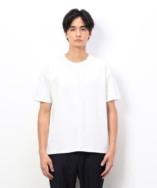 COMME CA ISM / コムサイズム Tシャツ | 「MADE IN JAPAN」 シルキーポンチ Tシャツ | 詳細6