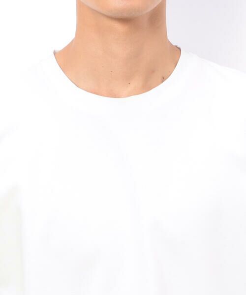 COMME CA ISM / コムサイズム Tシャツ | 「MADE IN JAPAN」 シルキーポンチ Tシャツ | 詳細9