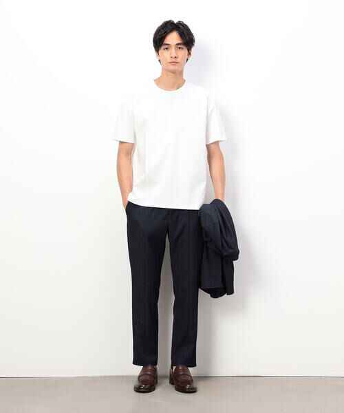 COMME CA ISM / コムサイズム Tシャツ | 「MADE IN JAPAN」 シルキーポンチ Tシャツ | 詳細2