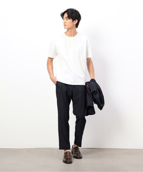 COMME CA ISM / コムサイズム Tシャツ | 「MADE IN JAPAN」 シルキーポンチ Tシャツ | 詳細3