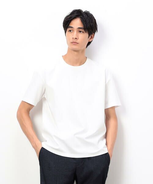 COMME CA ISM / コムサイズム Tシャツ | 「MADE IN JAPAN」 シルキーポンチ Tシャツ | 詳細4