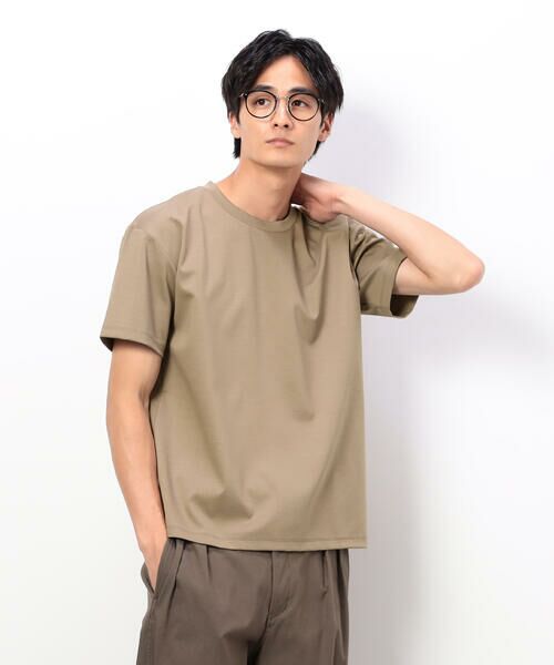 COMME CA ISM / コムサイズム Tシャツ | 「MADE IN JAPAN」 シルキーポンチ Tシャツ | 詳細14