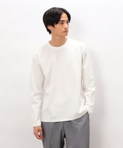 COMME CA ISM / コムサイズム Tシャツ | 「ＭＡＤＥ ＩＮ ＪＡＰＡＮ」シルキーポンチ 長袖 Ｔシャツ