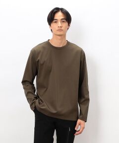 COMME CA ISM / コムサイズム Tシャツ | 「ＭＡＤＥ ＩＮ ＪＡＰＡＮ」シルキーポンチ 長袖 Ｔシャツ