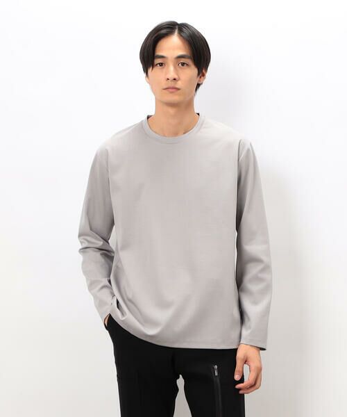 COMME CA ISM / コムサイズム Tシャツ | 「MADE IN JAPAN」シルキーポンチ 長袖 Tシャツ | 詳細14