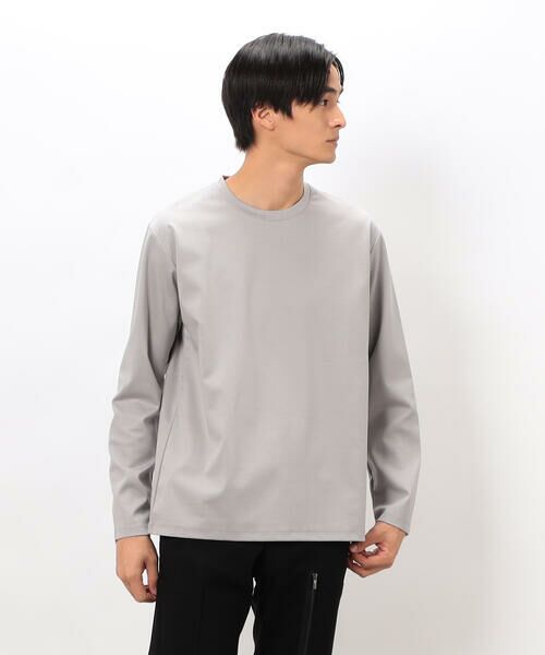 COMME CA ISM / コムサイズム Tシャツ | 「MADE IN JAPAN」シルキーポンチ 長袖 Tシャツ | 詳細15