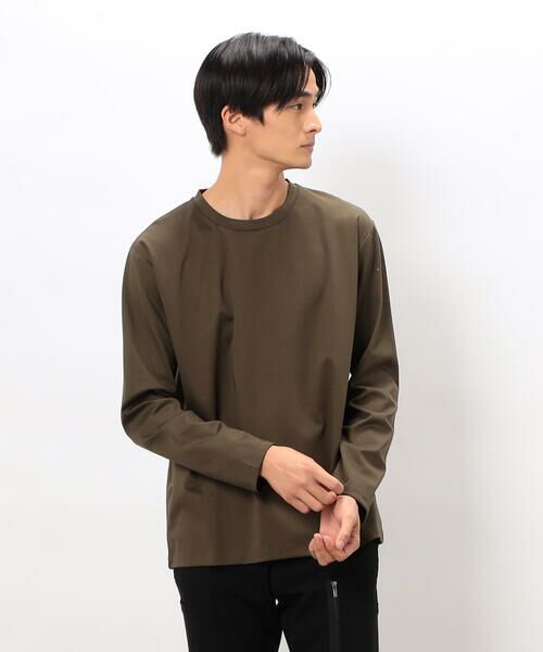 COMME CA ISM / コムサイズム Tシャツ | 「MADE IN JAPAN」シルキーポンチ 長袖 Tシャツ | 詳細20