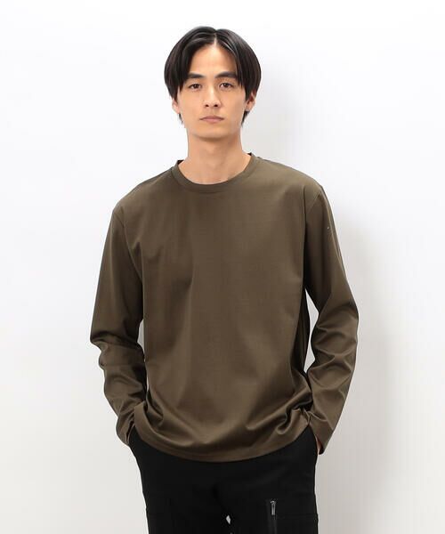 COMME CA ISM / コムサイズム Tシャツ | 「MADE IN JAPAN」シルキーポンチ 長袖 Tシャツ | 詳細21