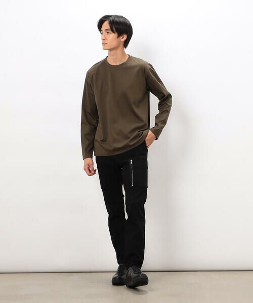 COMME CA ISM / コムサイズム Tシャツ | 「MADE IN JAPAN」シルキーポンチ 長袖 Tシャツ | 詳細17