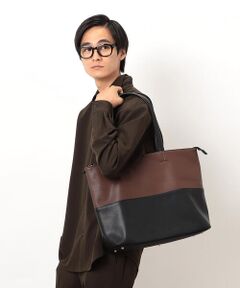 COMME CA ISM / コムサイズム トートバッグ | バイカラー トートバッグ