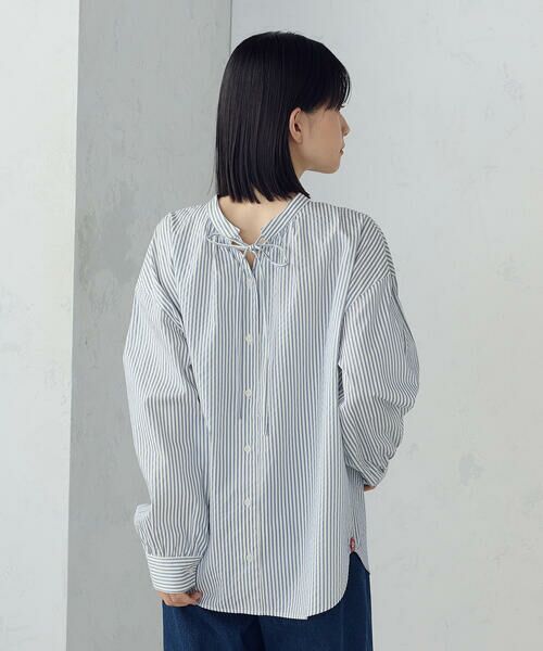 COMME CA ISM / コムサイズム シャツ・ブラウス | ２ＷＡＹ　サッカーストライプブラウス | 詳細12