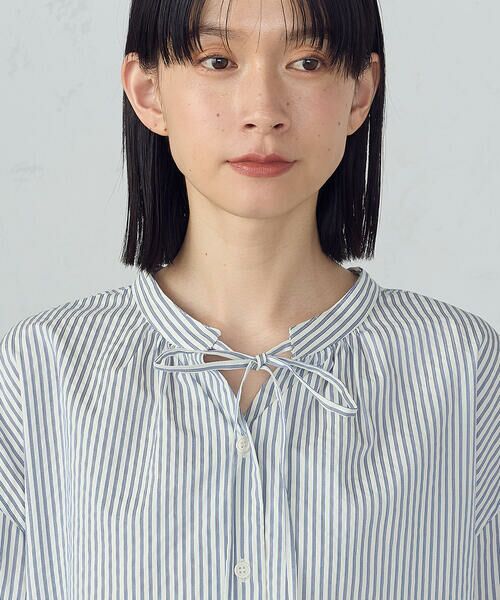 COMME CA ISM / コムサイズム シャツ・ブラウス | ２ＷＡＹ　サッカーストライプブラウス | 詳細17