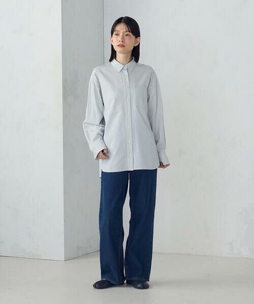 COMME CA ISM / コムサイズム シャツ・ブラウス | サッカーストライプシャツ | 詳細2
