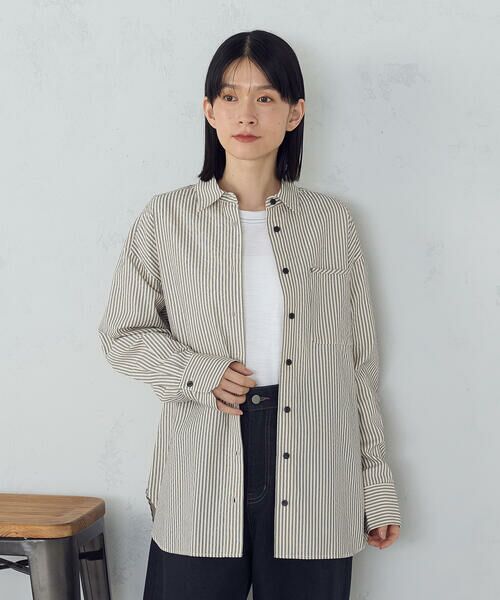 COMME CA ISM / コムサイズム シャツ・ブラウス | サッカーストライプシャツ | 詳細20