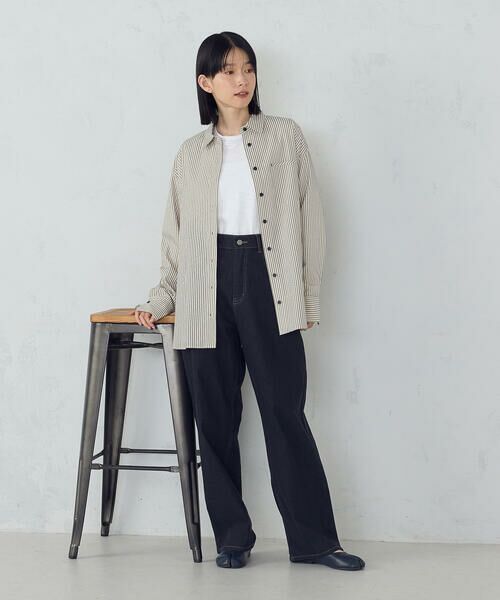 COMME CA ISM / コムサイズム シャツ・ブラウス | サッカーストライプシャツ | 詳細14