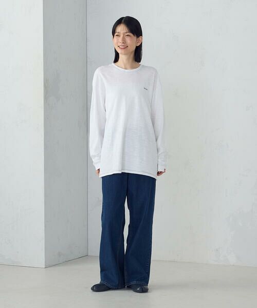 COMME CA ISM / コムサイズム カットソー | スラブ天竺ロングＴシャツ | 詳細1