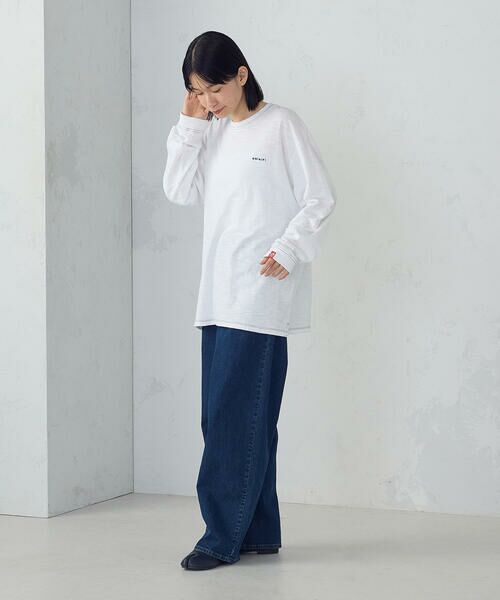 COMME CA ISM / コムサイズム カットソー | スラブ天竺ロングＴシャツ | 詳細2