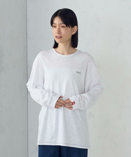 COMME CA ISM / コムサイズム カットソー | スラブ天竺ロングＴシャツ | 詳細3