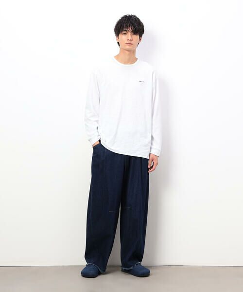 COMME CA ISM / コムサイズム カットソー | スラブ天竺ロングＴシャツ | 詳細5